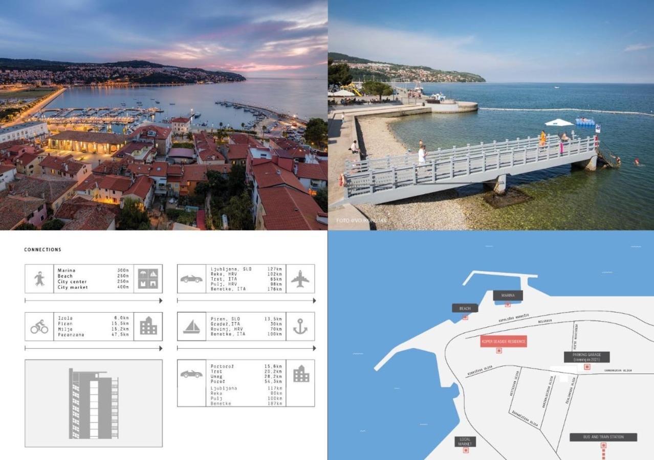 Koper Seaside Residence Buitenkant foto